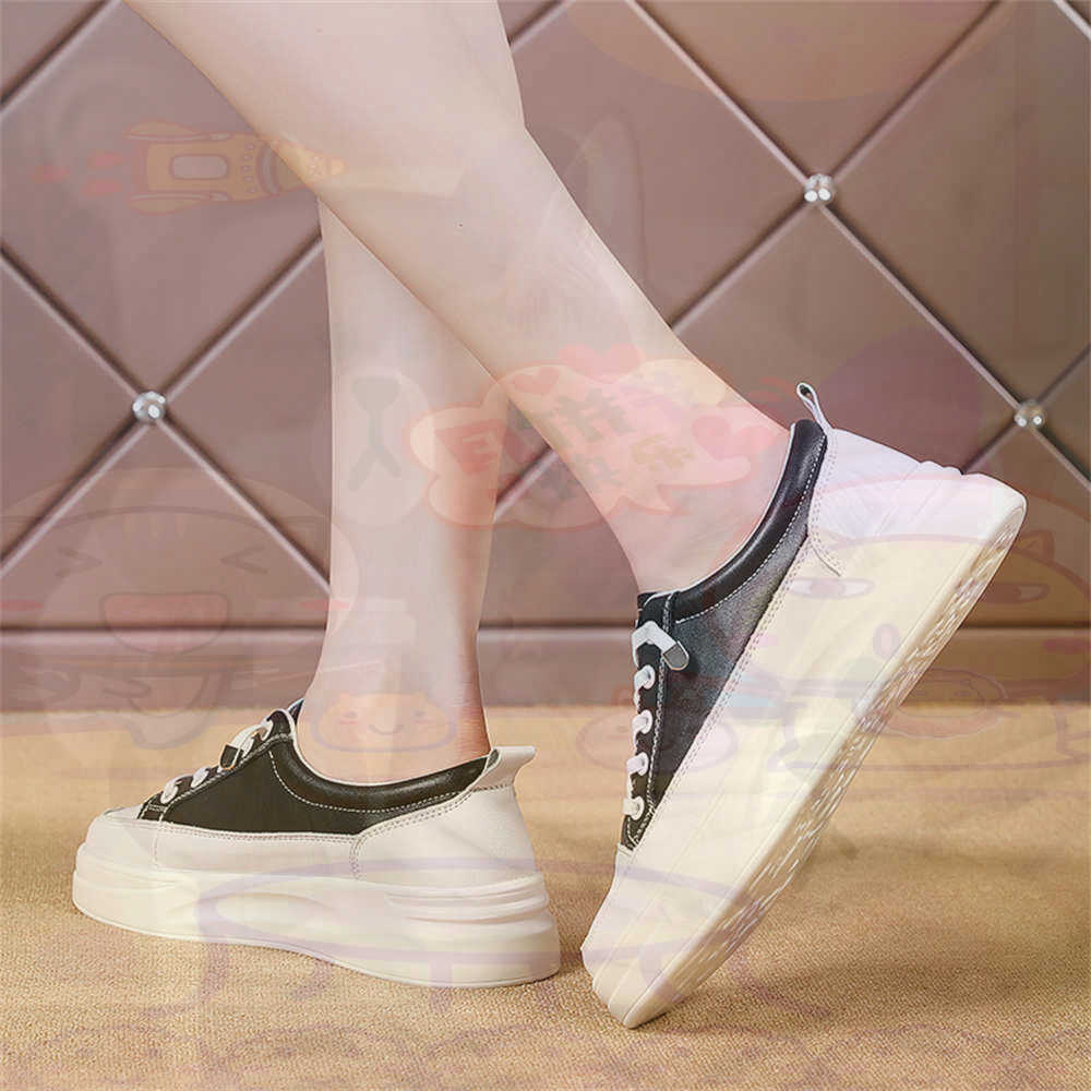 Travel Accessories For Women Gift Ideas - 레이스 업 Chunky 로퍼 여성 스케이트