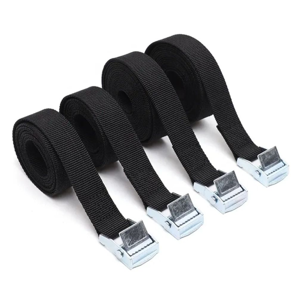 Travel Accessories Luggage Straps - 블랙 타이 다운 스트랩 금속 버클