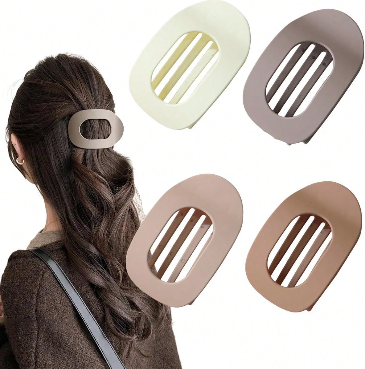 Travel Accessories Bunnings - 여성용 심플한 플랫 악어 가죽 헤어