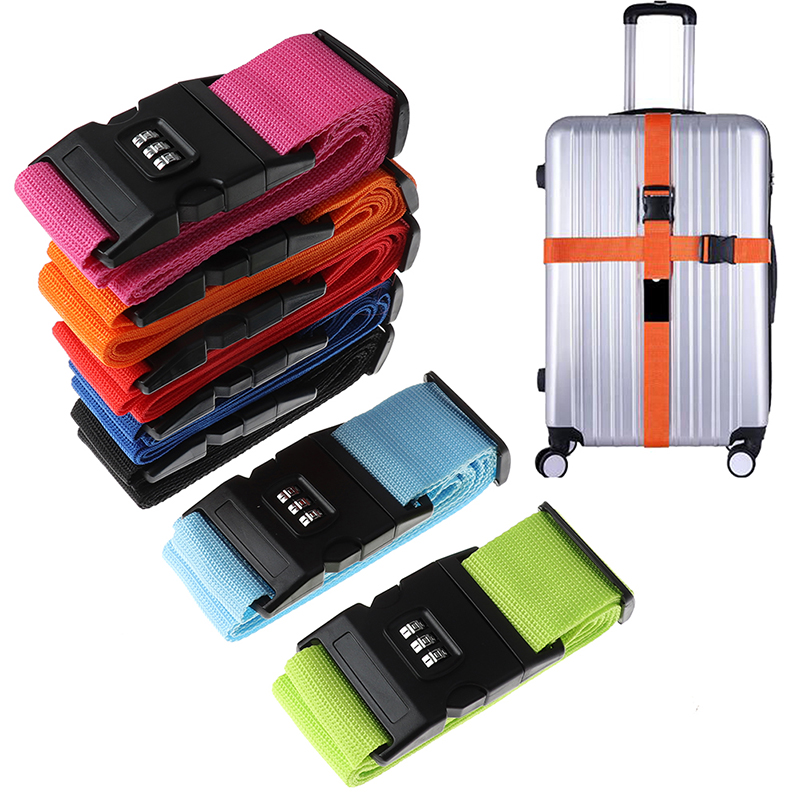 Travel Accessories Luggage Straps - 2M 레인보우 암호 잠금 포장 수하물