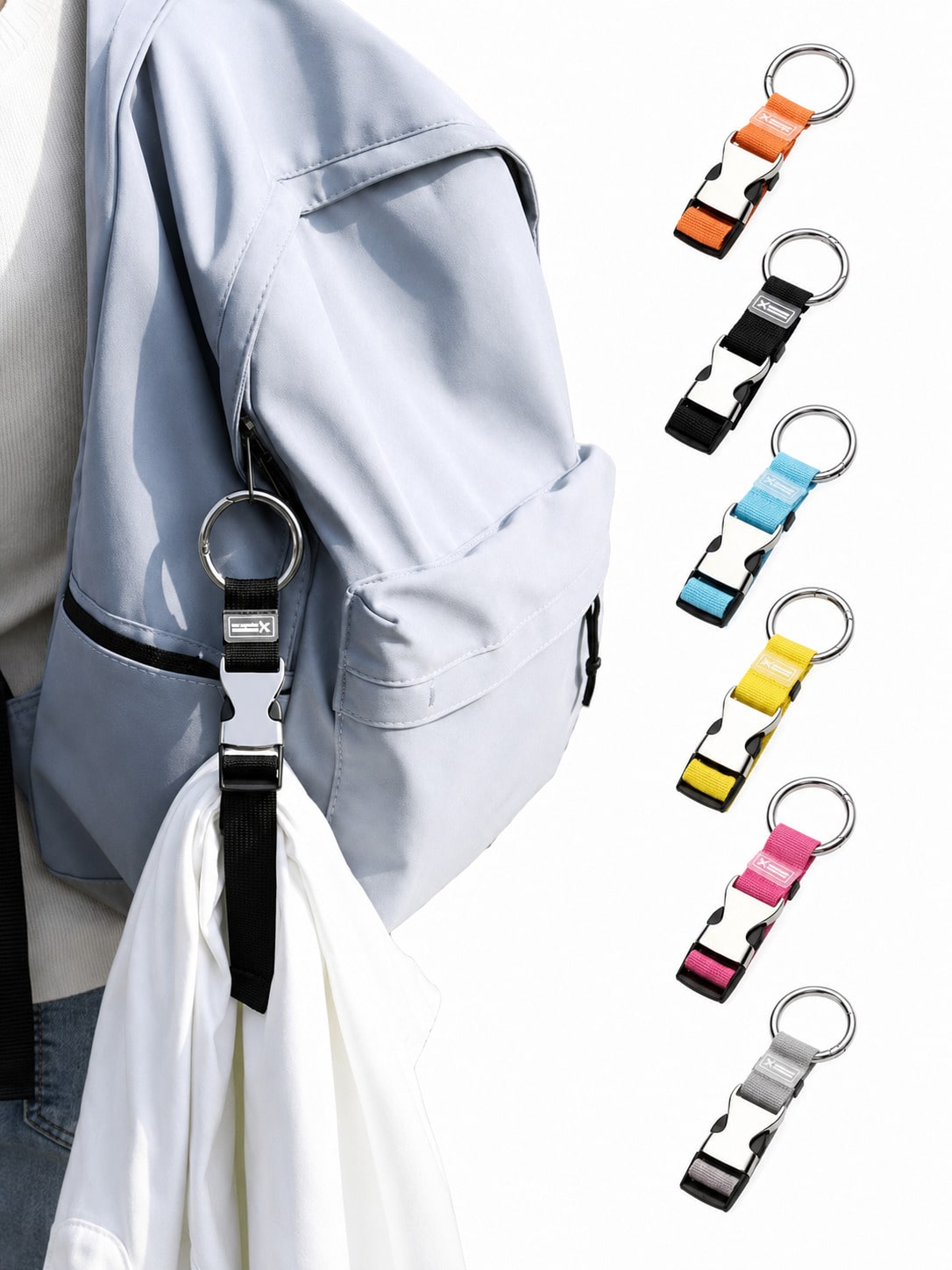 Travel Accessories Luggage Straps - 다색 배낭 및 수하물 외부 버클