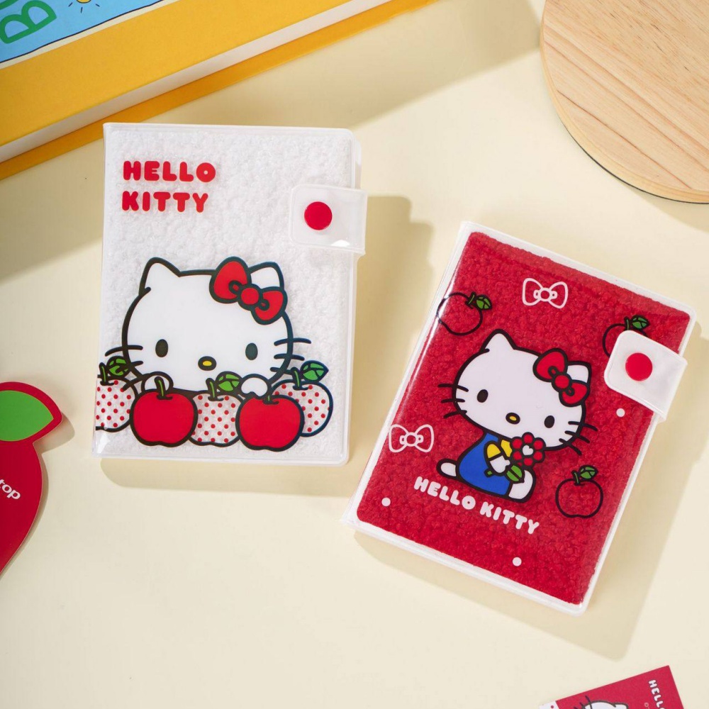 Travel Accessories For Japan - 정품 헬로키티 플러시 스냅 다이어리 산리오