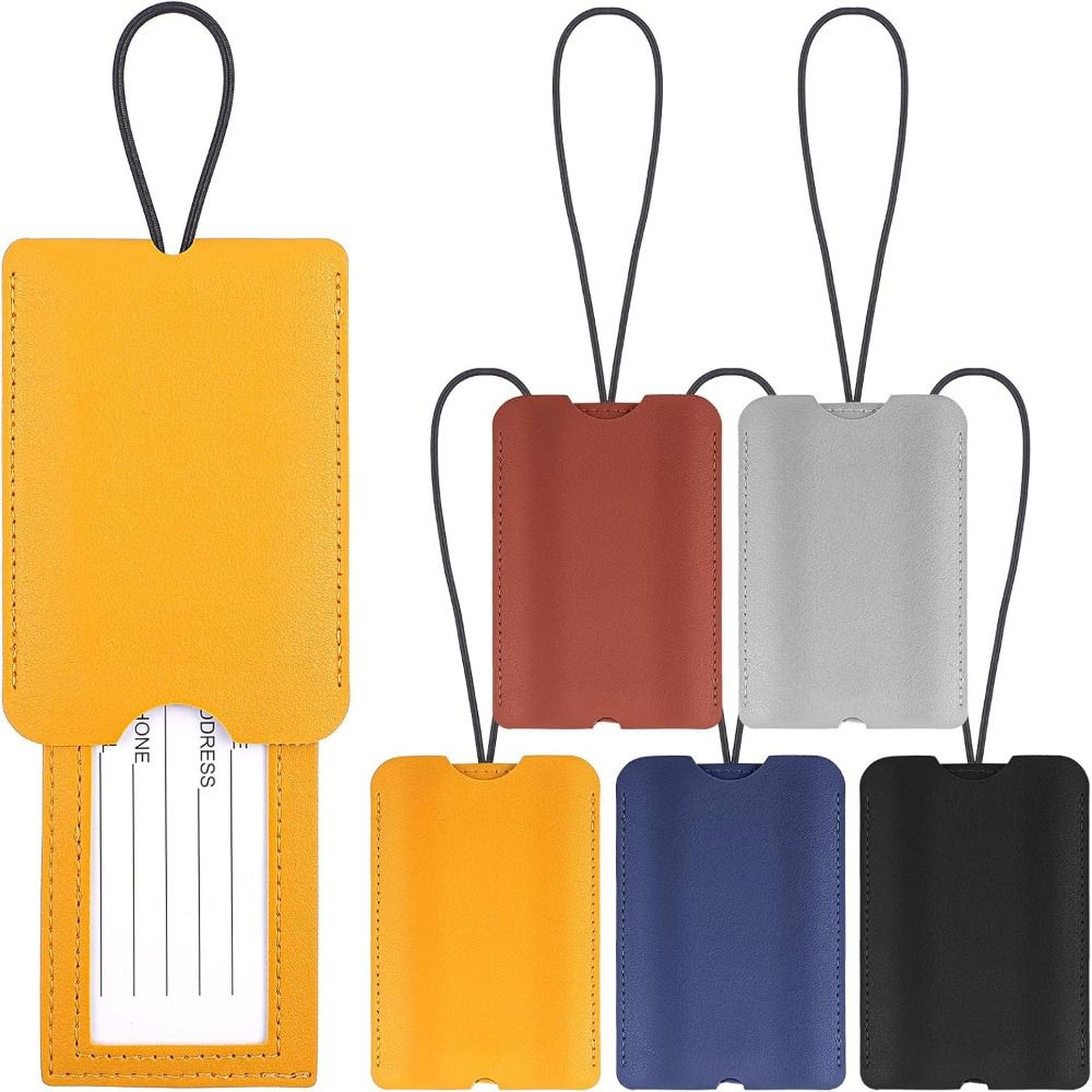 Travel Accessories Luggage Straps - PU 가죽 풀아웃 러기지 태그 부드러운