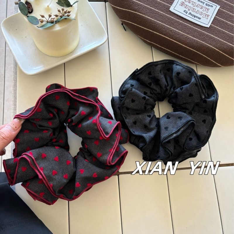 Travel Accessories Bunnings - 1개 한국 헤어 액세서리 회색 하트