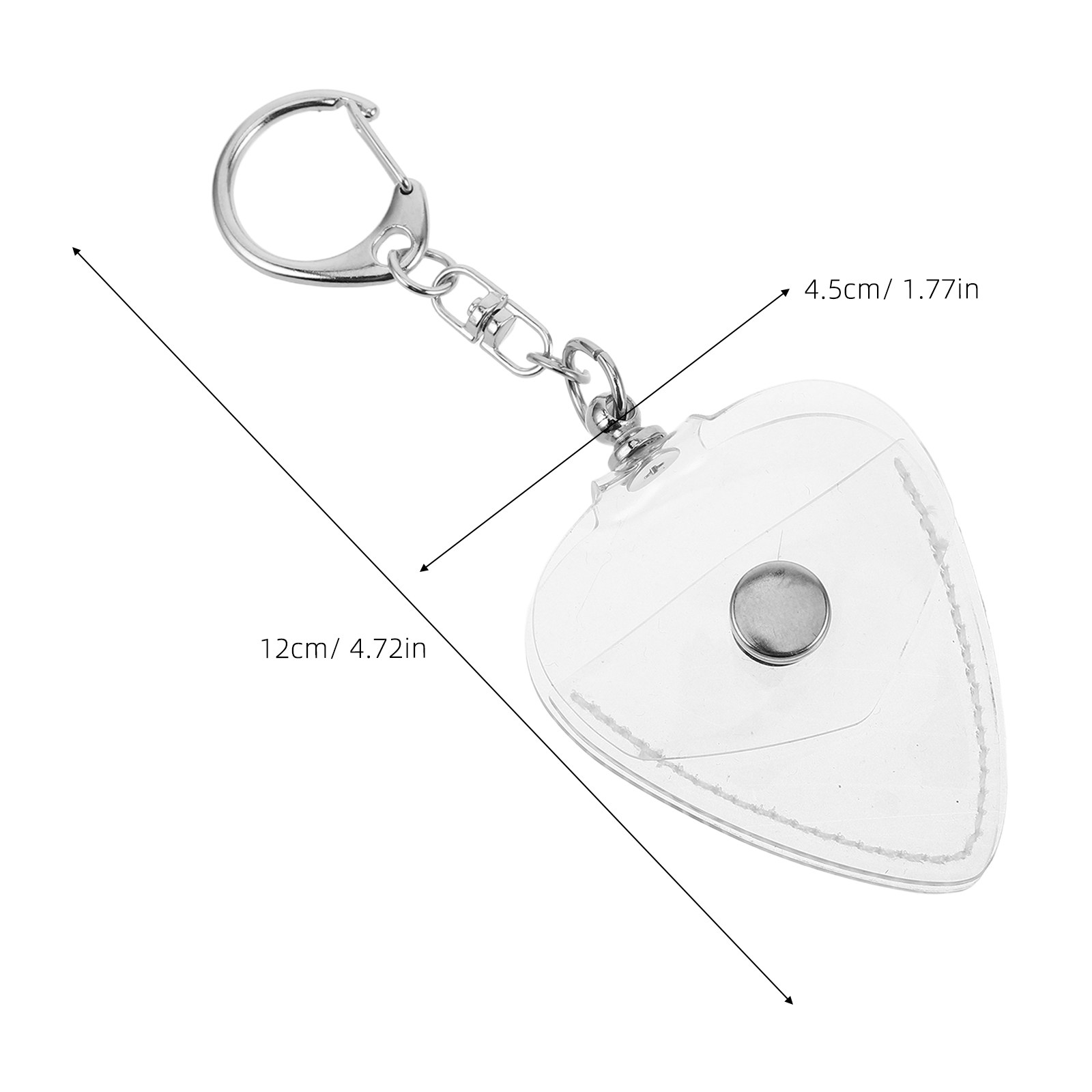 투명한 기타 픽 홀더 경량 컴팩트 케이스 기타리스트를  - Travel Accessories Case 리뷰 및 가격