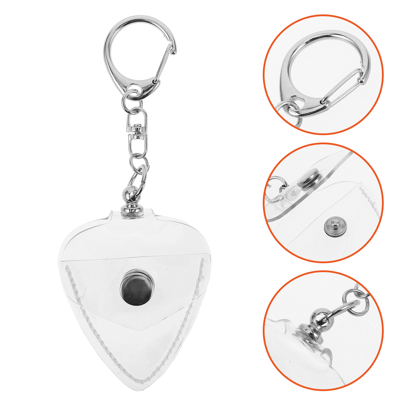 투명한 기타 픽 홀더 경량 컴팩트 케이스 기타리스트를  - Travel Accessories Case 리뷰 및 가격