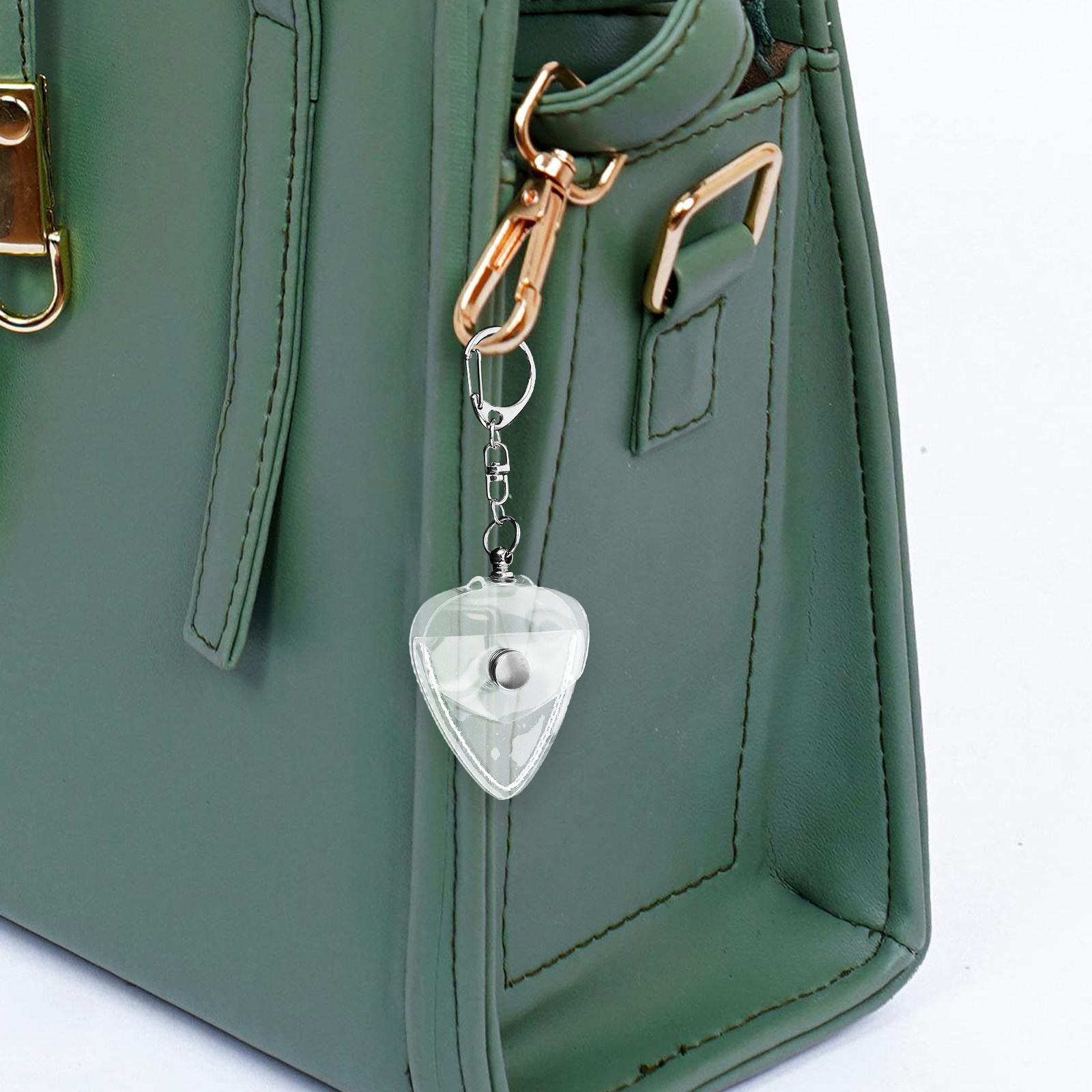 투명한 기타 픽 홀더 경량 컴팩트 케이스 기타리스트를  - Travel Accessories Case 리뷰 및 가격
