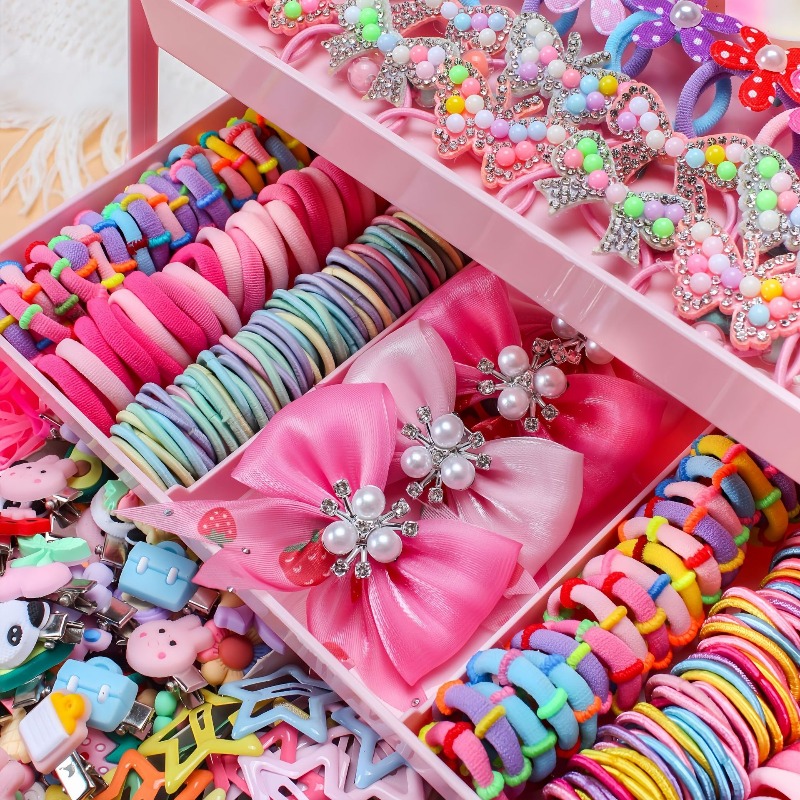 546개 고탄력 헤어 액세서리 세트, 머리카락 손상 없 - Travel Accessories For 10 Year Old Girl 리뷰 및 가격