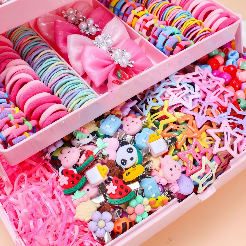 546개 고탄력 헤어 액세서리 세트, 머리카락 손상 없 - Travel Accessories For 10 Year Old Girl 리뷰 및 가격