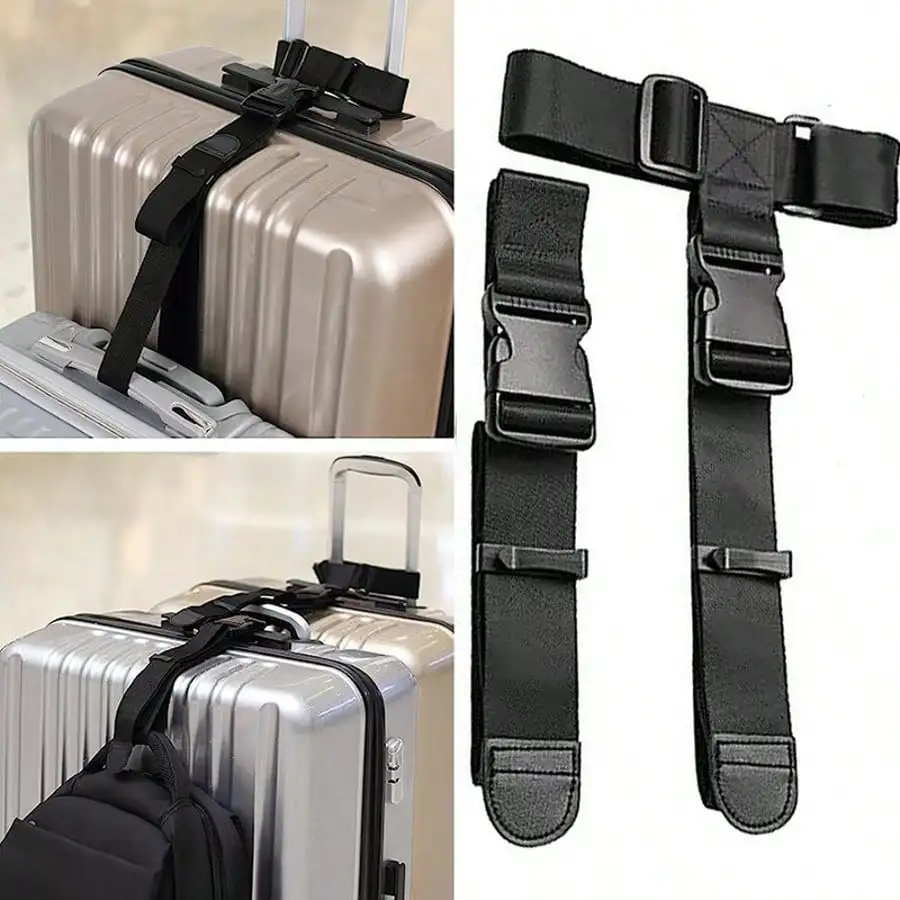 400cm/157.48인치 헤비 듀티 수하물 스트랩 조 - Travel Accessories Luggage Straps 리뷰 및 가격