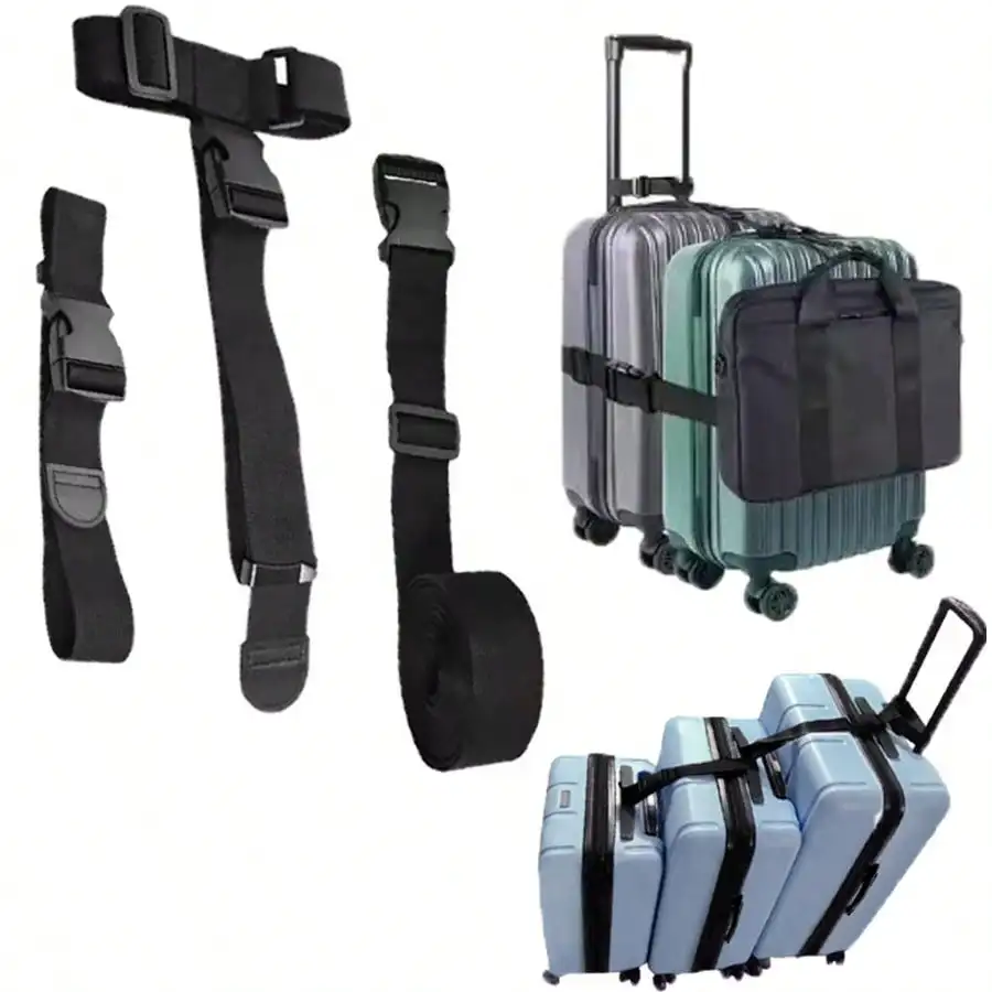400cm/157.48인치 헤비 듀티 수하물 스트랩 조 - Travel Accessories Luggage Straps 리뷰 및 가격