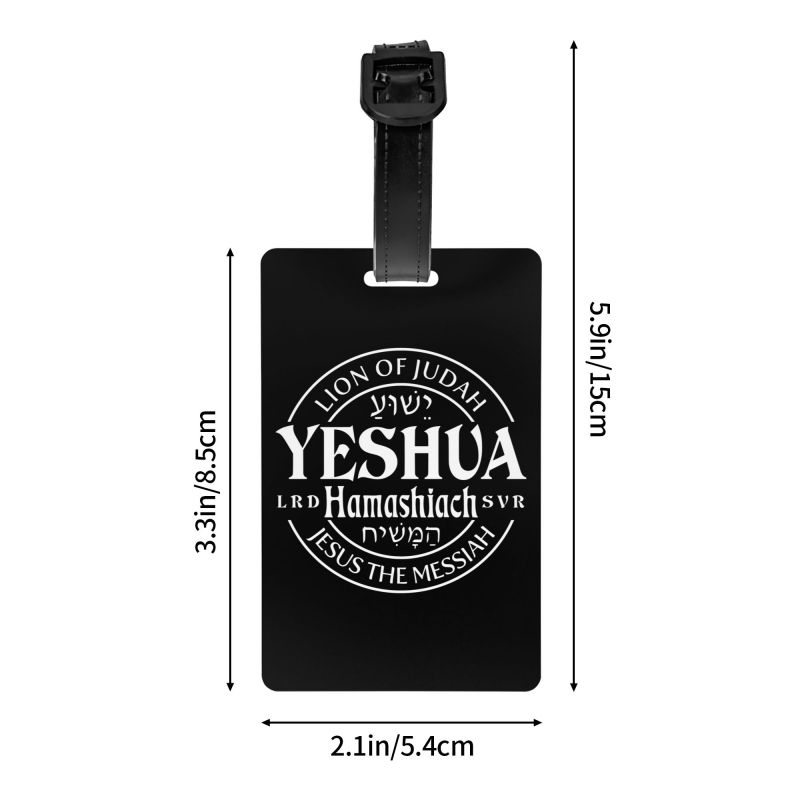 예슈아, 메시아, 예수, 여행용 수하물 태그, 개인 정 - Travel Accessories Luggage Straps 리뷰 및 가격