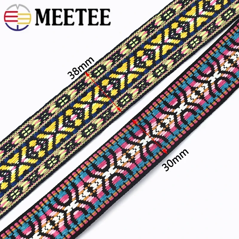 2/3/5/10M, 38mm 폴리에스터 자카드 웨빙 테 - Travel Accessories To Sew 리뷰 및 가격