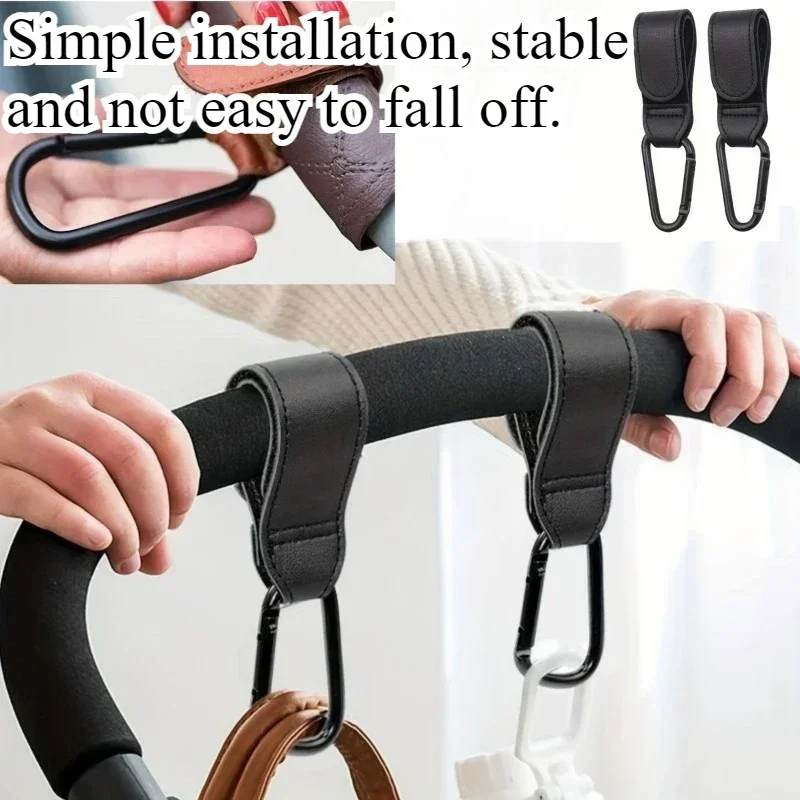 아기 유모차 걸이 패션 PU 가죽 조절 가능 유모차 걸 - Travel Accessories For 10 Year Old Girl 리뷰 및 가격