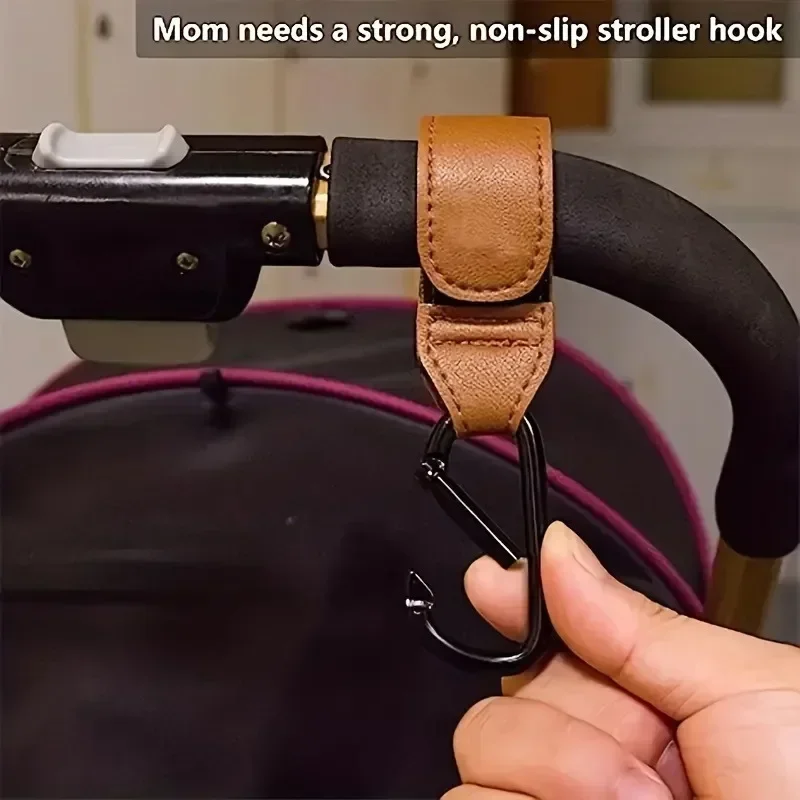 아기 유모차 걸이 패션 PU 가죽 조절 가능 유모차 걸 - Travel Accessories For 10 Year Old Girl 리뷰 및 가격