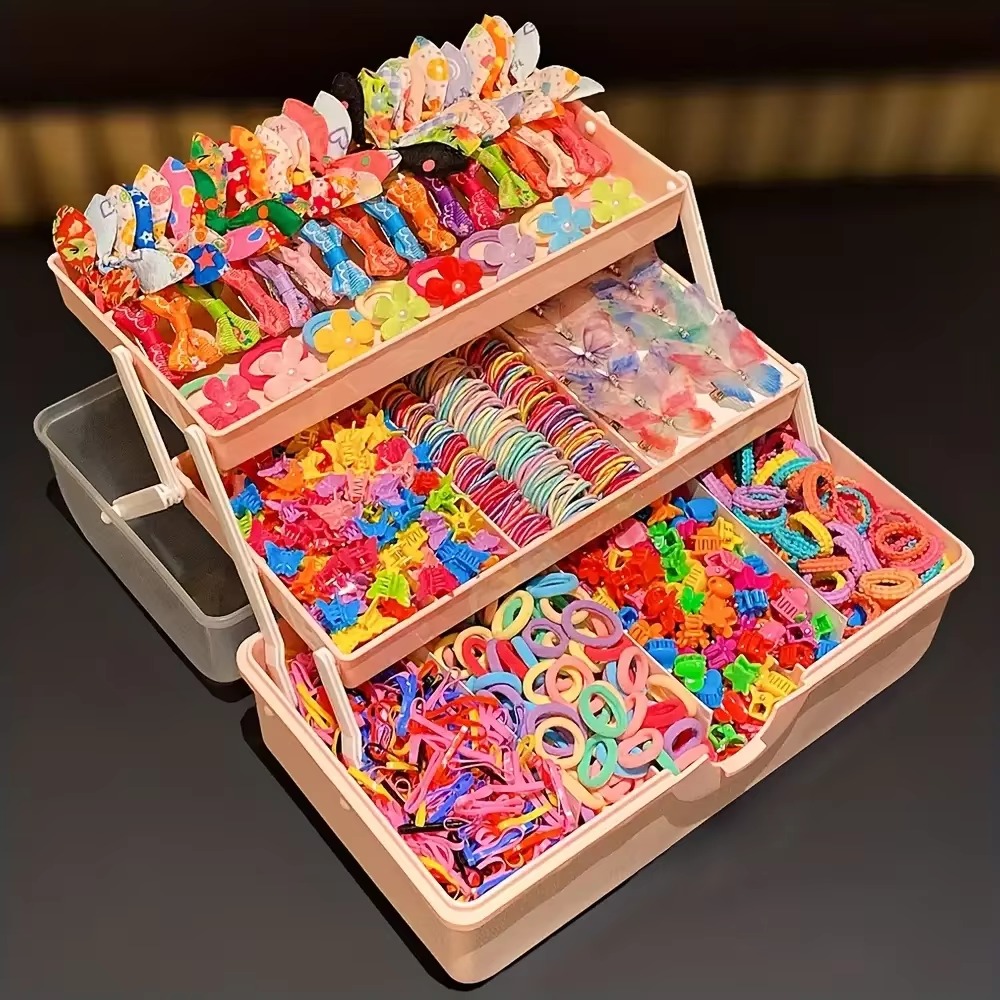 여아의 일상복에 어울리는 555개의 헤어 액세서리 세트 - Travel Accessories For 10 Year Old Girl 리뷰 및 가격