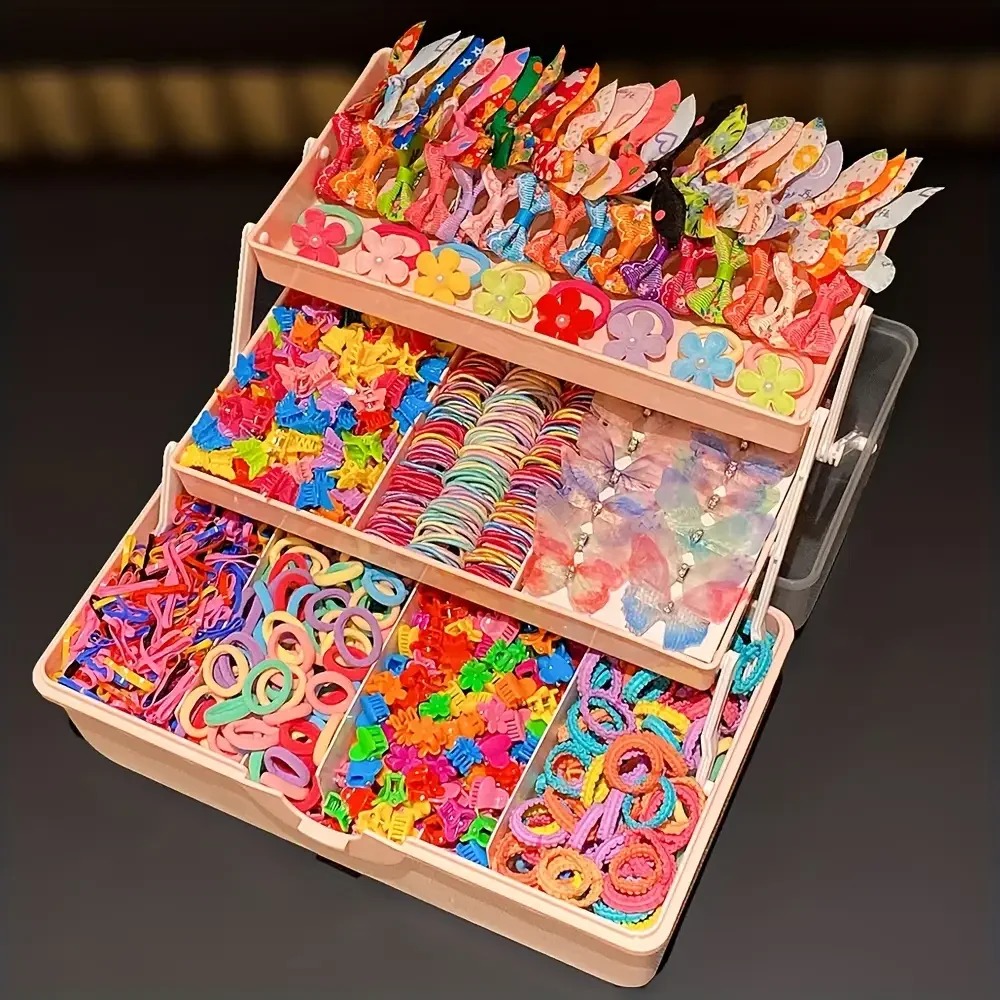 여아의 일상복에 어울리는 555개의 헤어 액세서리 세트 - Travel Accessories For 10 Year Old Girl 리뷰 및 가격