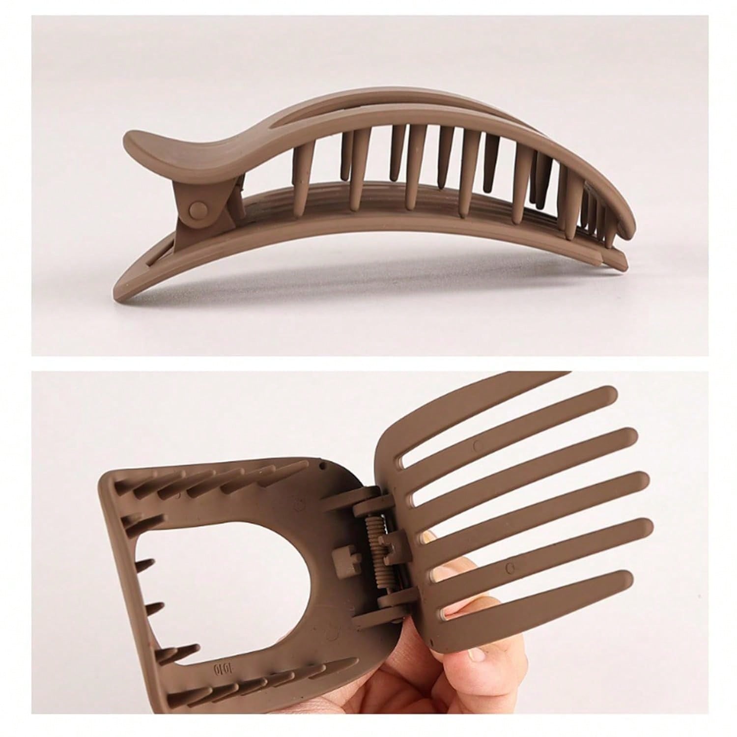 여성용 심플한 플랫 악어 가죽 헤어 클립, 일상용 번  - Travel Accessories Bunnings 리뷰 및 가격