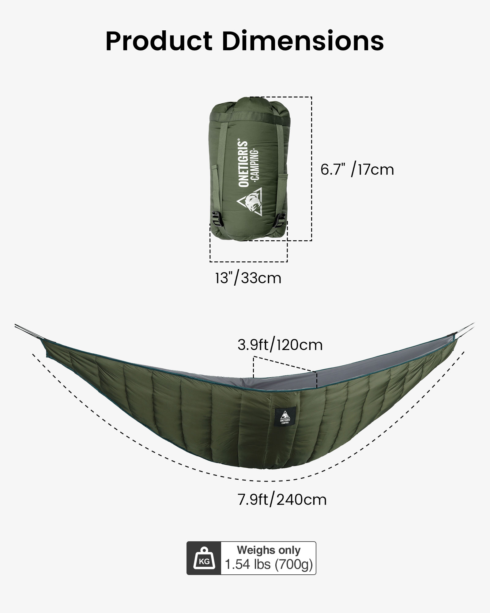 원티그리스 경량 해먹 언더퀼트 언더 블랭킷 40°F~6 - Travel Accessories Inc 리뷰 및 가격