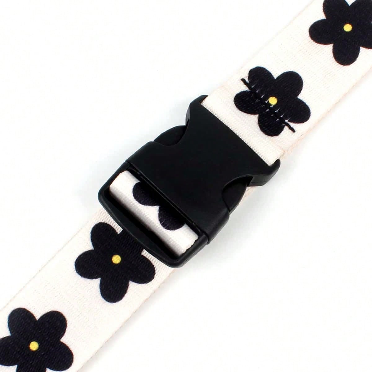 여행용 수하물 플라스틱 버클 스트랩, 꽃무늬 조절 가능 - Travel Accessories Luggage Straps 리뷰 및 가격