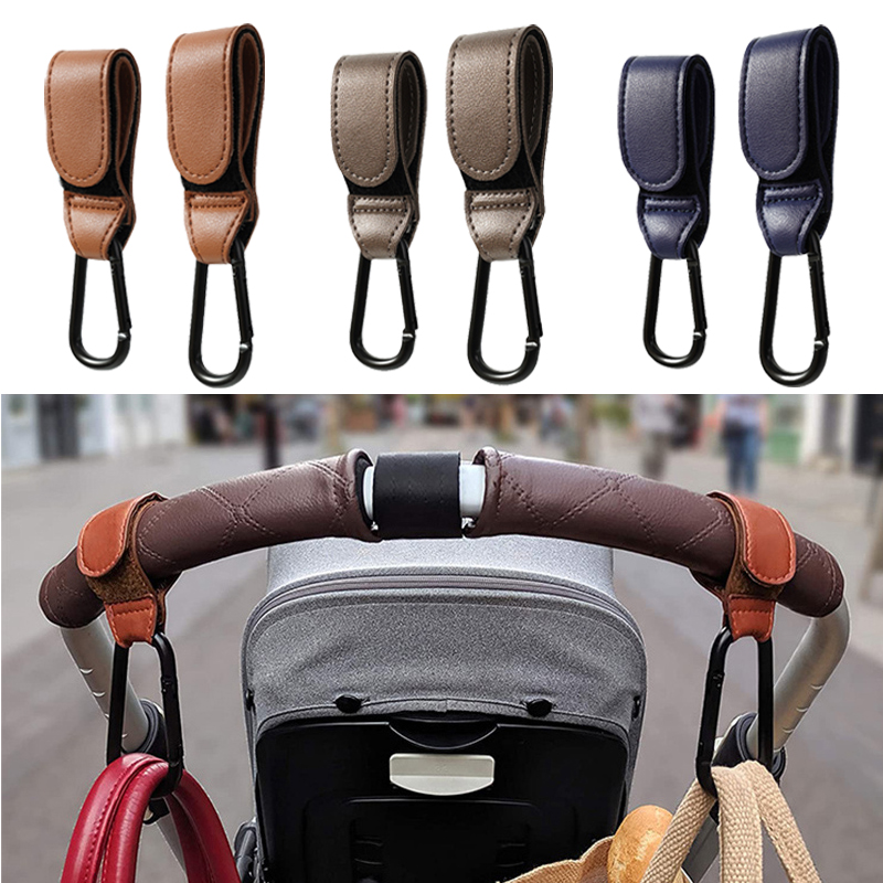 아기 유모차 후크 패션 PU 가죽 조정 가능한 유모차  - Travel Accessories For 10 Year Old Girl 리뷰 및 가격