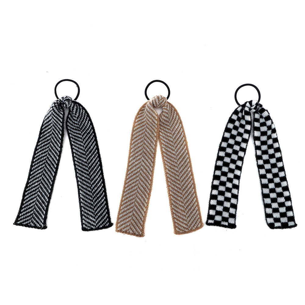 001N 체크 무늬 원사 헤어 밴드 귀여운 머리핀 소녀 - Travel Accessories For 10 Year Old Girl 리뷰 및 가격
