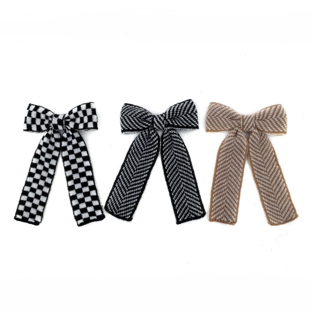 001N 체크 무늬 원사 헤어 밴드 귀여운 머리핀 소녀 - Travel Accessories For 10 Year Old Girl 리뷰 및 가격
