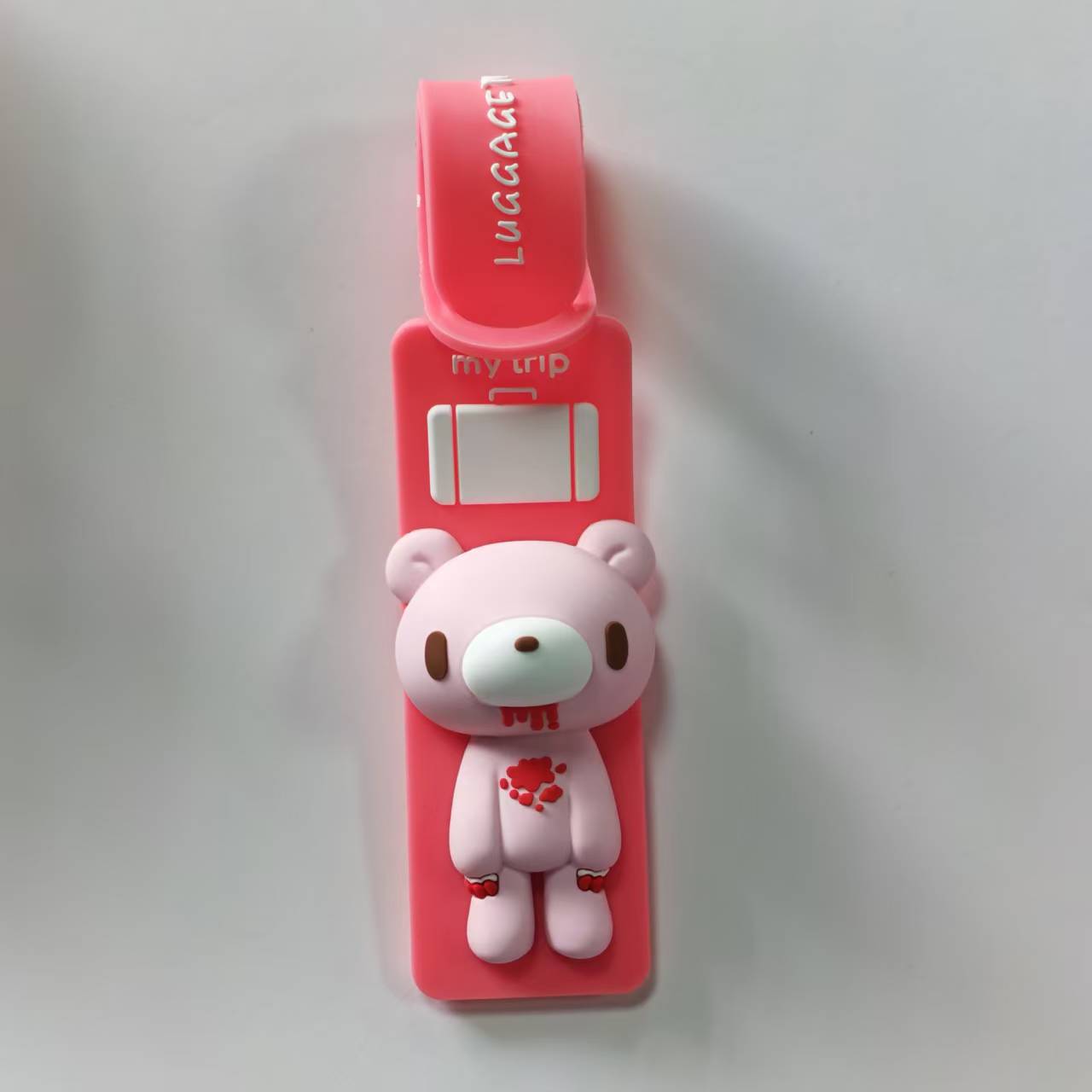 귀여운 만화 곰 실리콘 러기지 태그, 분실 방지 여행  - Travel Accessories Luggage Straps 리뷰 및 가격