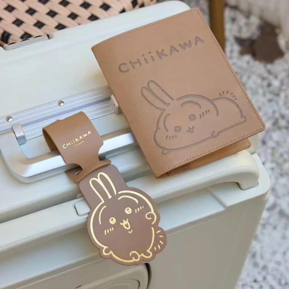 귀여운 가죽 수하물 태그 금박 스탬프 귀여운 치이카와  - Travel Accessories For Japan 리뷰 및 가격