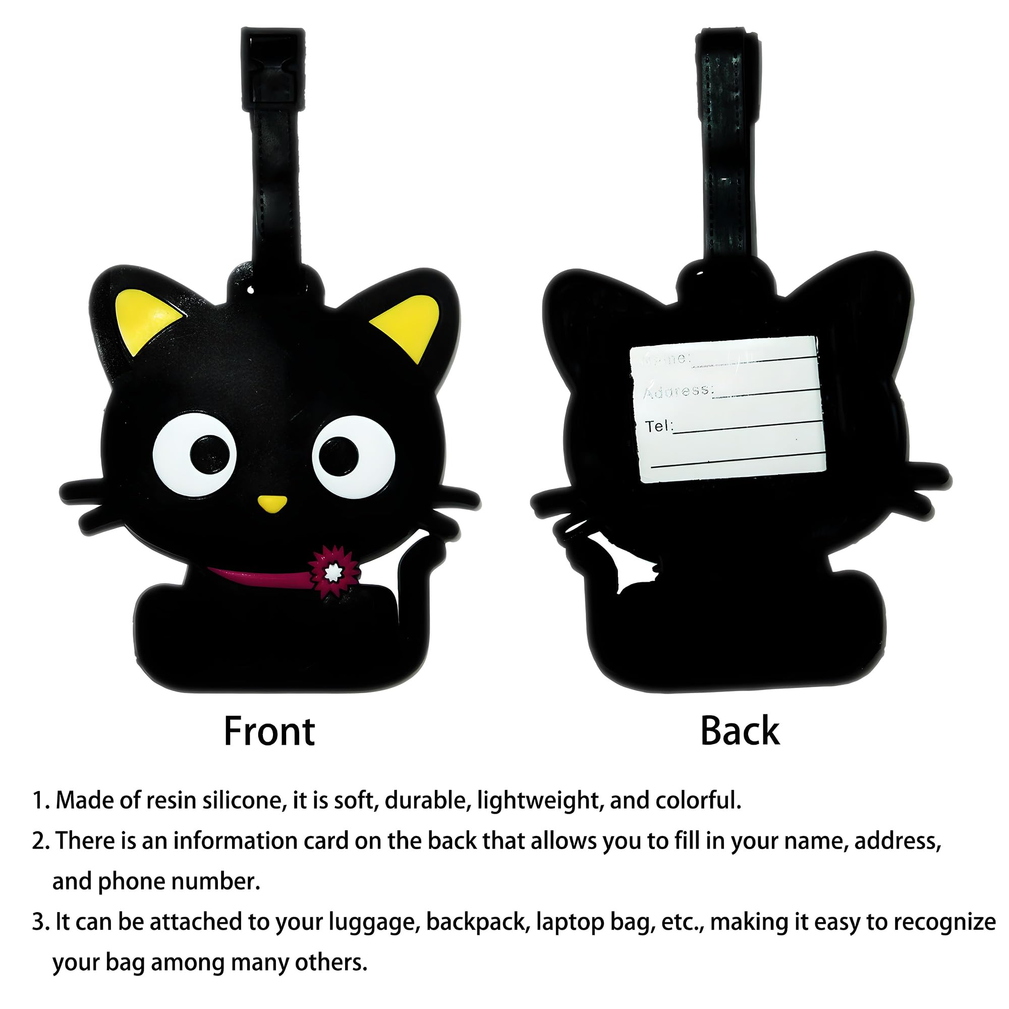 귀여운 동물 수하물 태그 여행용 고양이 강아지 똥 공룡 - Travel Accessories For Dogs 리뷰 및 가격