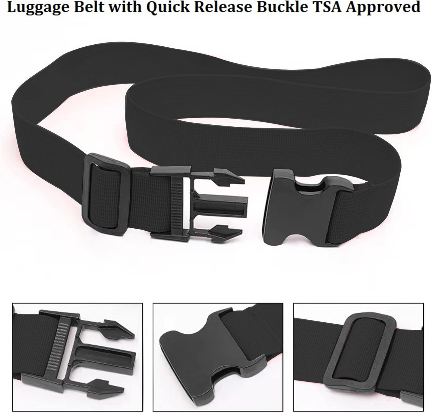 밝은 색상 조절 가능한 수하물 스트랩 2팩 고강도 여행 - Travel Accessories Luggage Straps 리뷰 및 가격