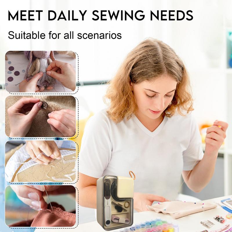 재봉 용품 재봉 케이스, 2 레이어 휴대용 여행 재봉  - Travel Accessories To Sew 리뷰 및 가격