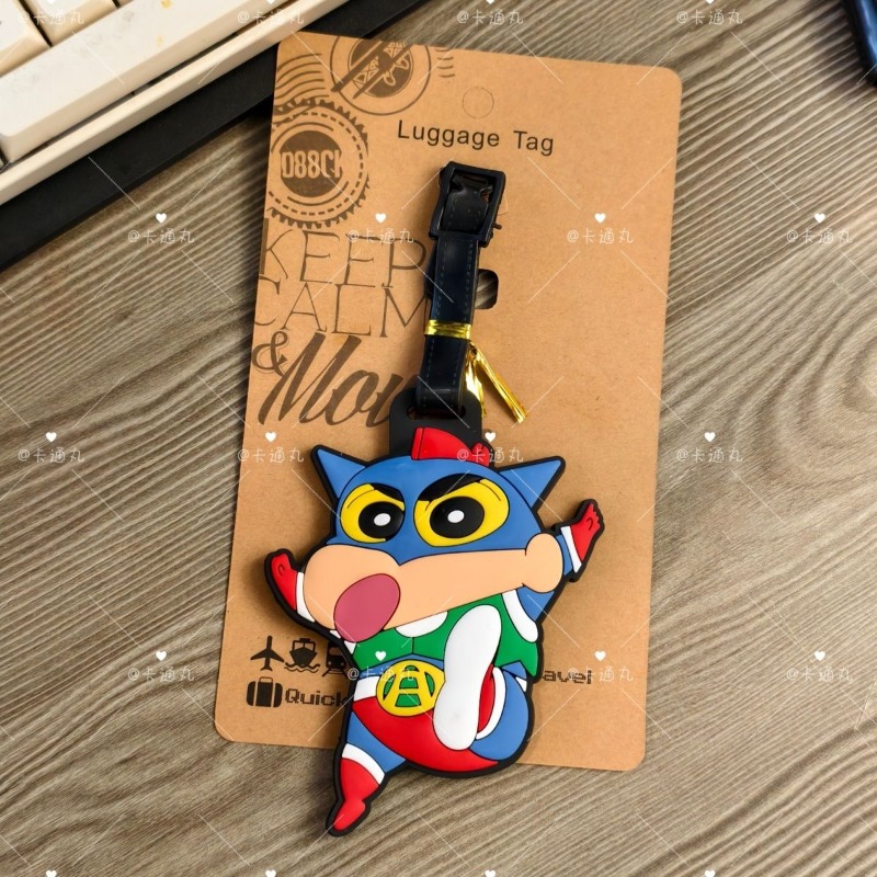 크레용신짱 만화 애니메이션 캐릭터 패션 러기지 태그 귀 - Travel Accessories For Japan 리뷰 및 가격