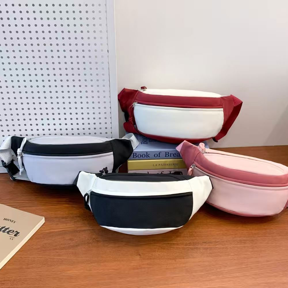 1피스 여성용 가슴 가방, 컬러 블록 캐주얼 숄더백,  - Travel Accessories For Japan 리뷰 및 가격
