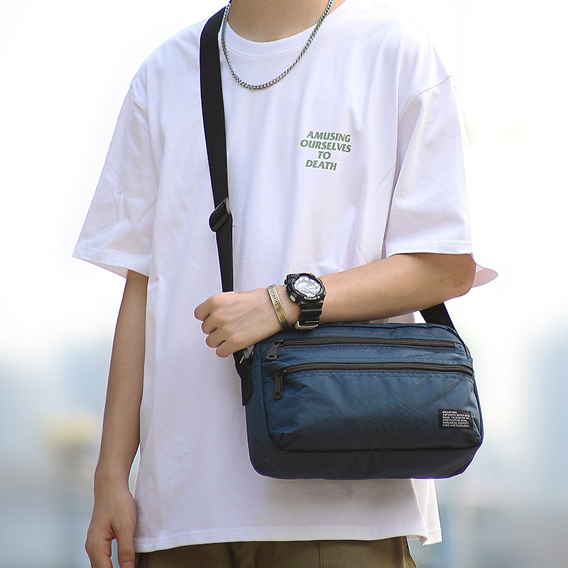 남성용 미니멀리스트 크로스바디 슬링백, 일본풍 메신저백 - Travel Accessories For Japan 리뷰 및 가격