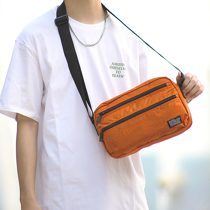 남성용 미니멀리스트 크로스바디 슬링백, 일본풍 메신저백 - Travel Accessories For Japan 리뷰 및 가격