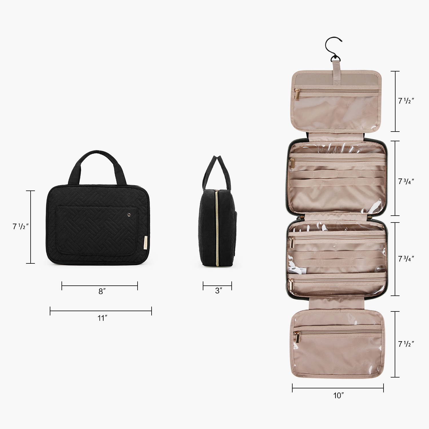 BAGSMART 화장품 파우치 걸이식 후크 세면 용품  - Travel Z 리뷰 및 가격