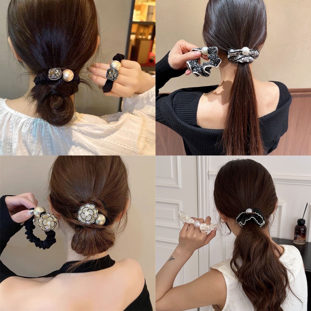 높은 탄력성의 다양한 레이스 진주 밴드, 포니테일 또는 - Travel Accessories Bunnings 리뷰 및 가격