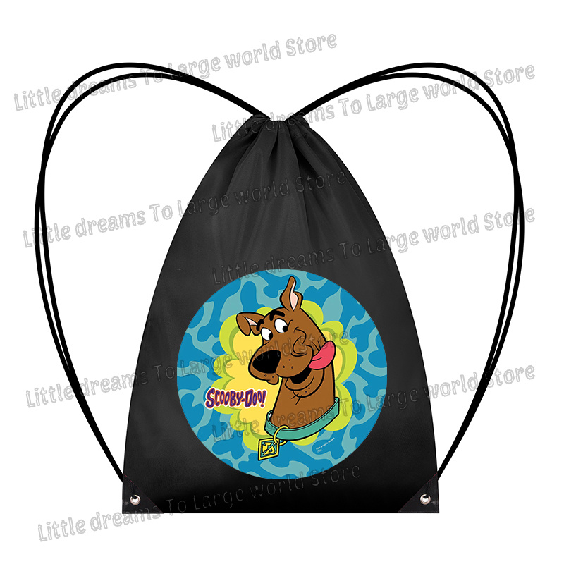 스쿠비 두 드로스트링 수납 가방 멋진 만화 개 포켓 백 - Travel Accessories For Dogs 리뷰 및 가격