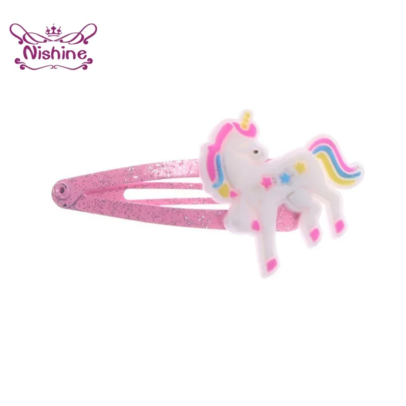 Nishine 10 개/몫 유니콘 헤어 클립 만화 동물 - Travel Accessories For 10 Year Old Girl 리뷰 및 가격