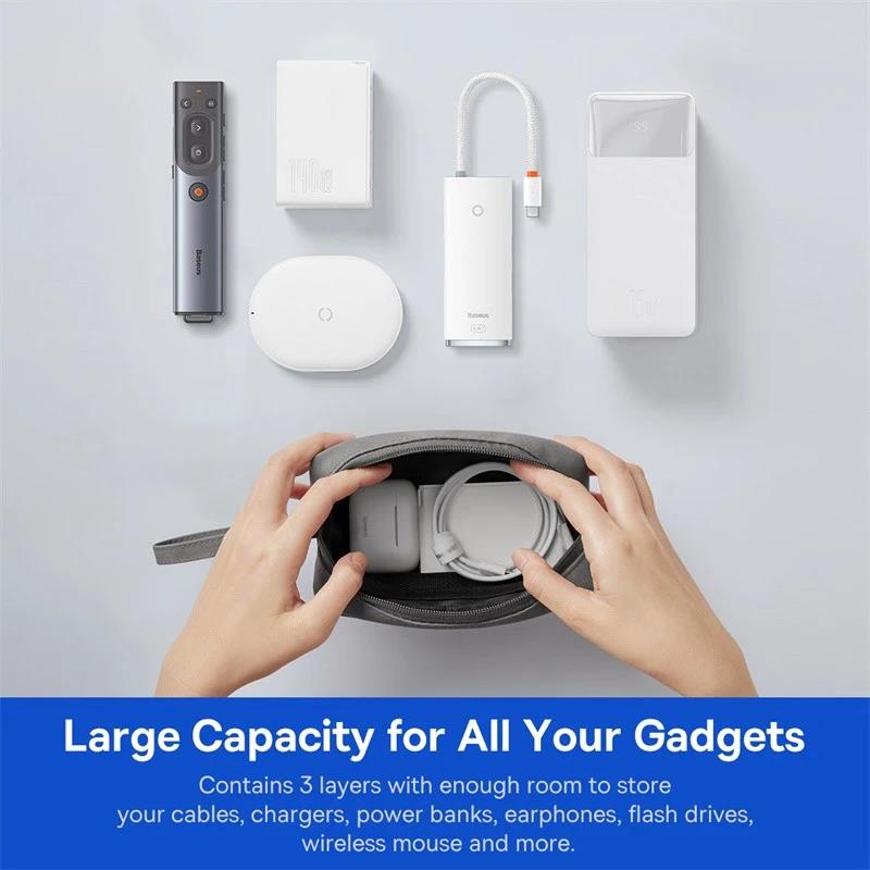휴대용 전화 방수 가방 여행용 충전기 케이블 보관 케이 - Travel Accessories Case 리뷰 및 가격