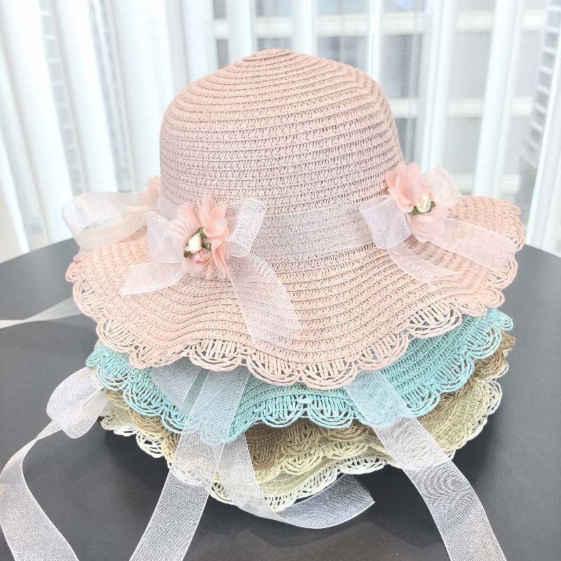 여자아이들을 위한 2피스 밀짚모자, 단색 야외 여행용  - Travel Accessories For 10 Year Old Girl 리뷰 및 가격